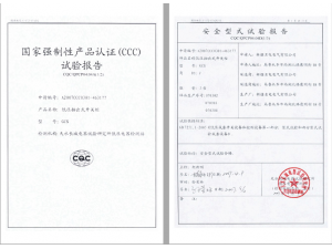 国家强制性产品认证试验报告3